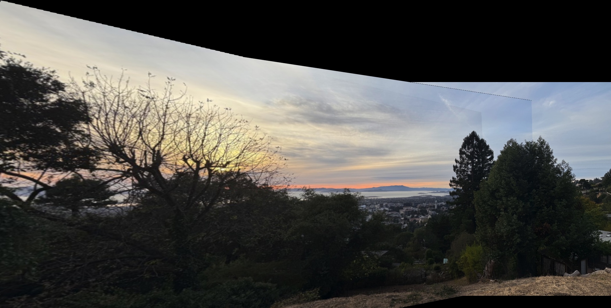 Automatic Stitching Result - Berkeley Hills